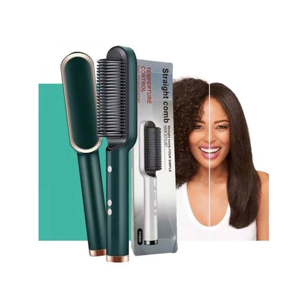 2 In 1 Hair Straightener Brush