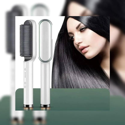 2 In 1 Hair Straightener Brush