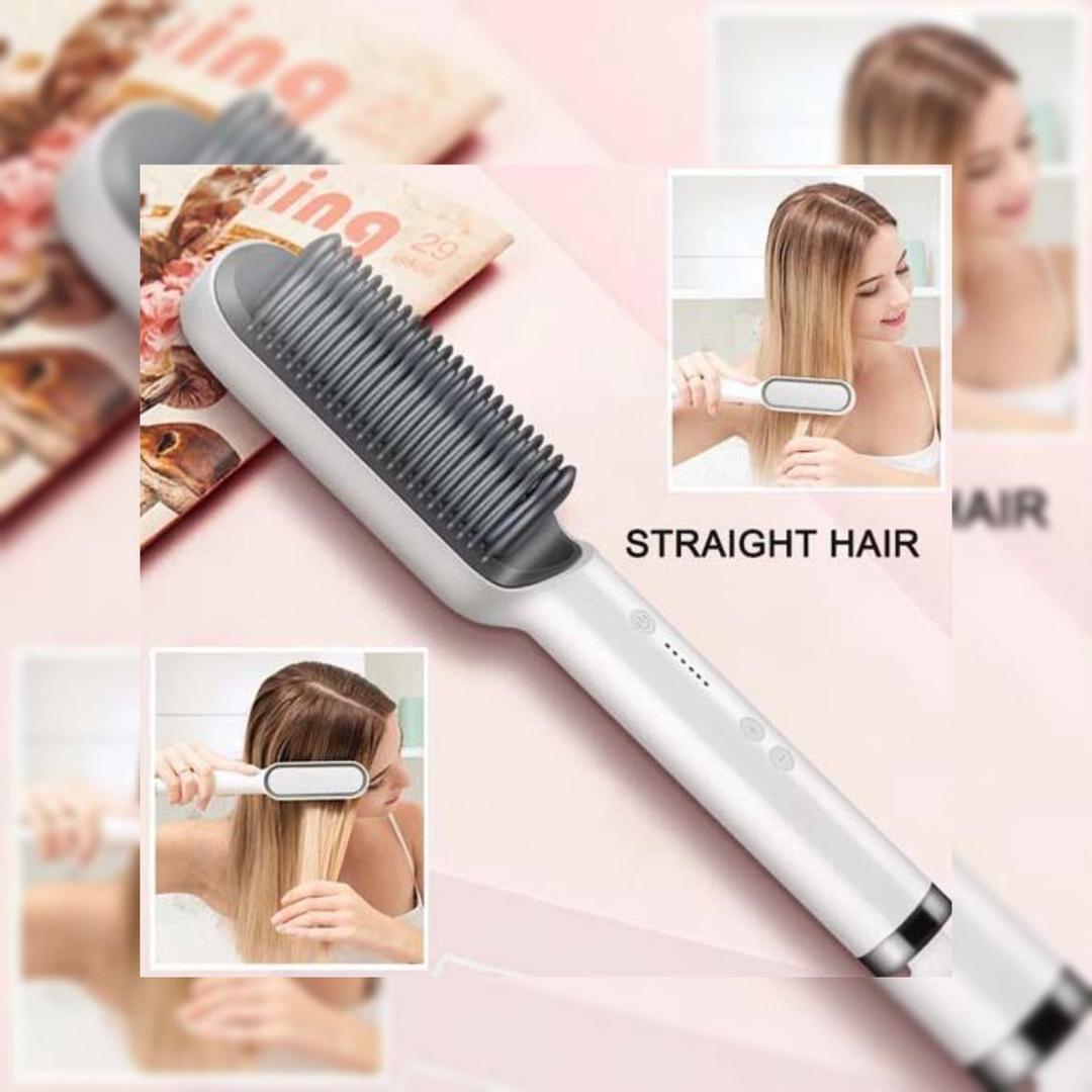 2 In 1 Hair Straightener Brush